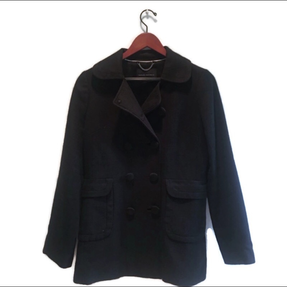 Banana Republic double breasted pea coat, size M